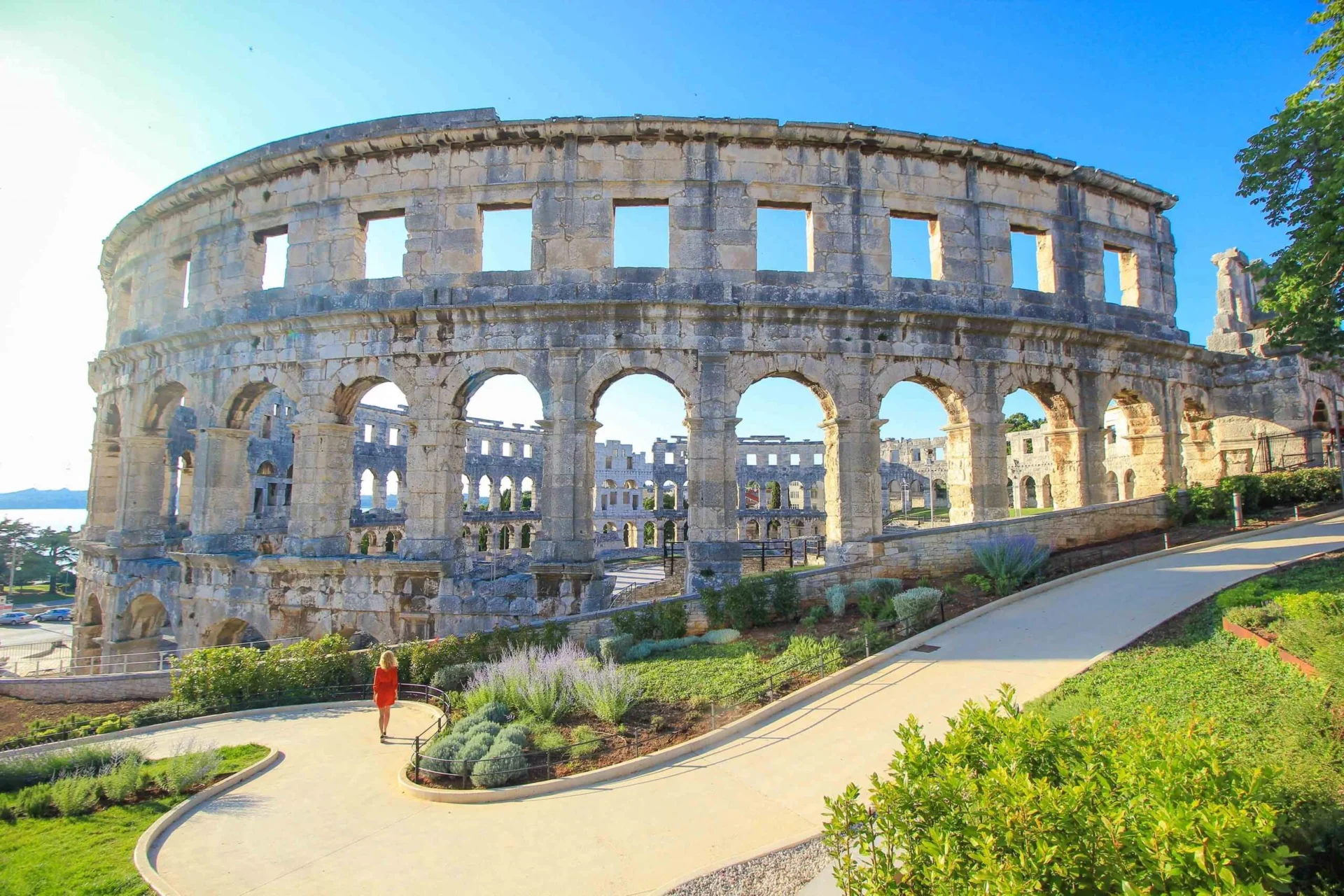 Pula,city,amphitheaters